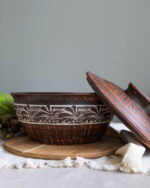 Макітра з кришкою 3,3 л (ангоб) - Зображення 2