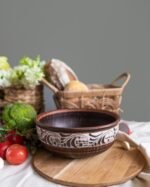 Макітра різьблена 2,5 л (ангоб) - Зображення 3