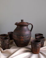 Набір глечик 2,2 л + 6 склянок 0,35 л - Зображення 2