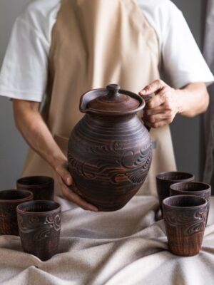 Набір глечик 3,2 л + 6 склянок 0,35 л