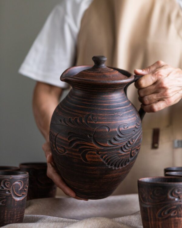 Набір глечик 2,2 л + 6 склянок 0,35 л - Зображення 5