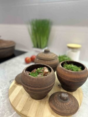 Глиняний горщик для запікання 500 мл