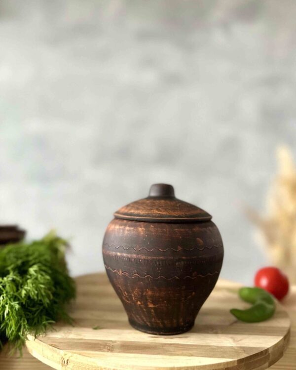 Глиняний горщик для запікання 500 мл - Зображення 4