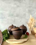 Глиняний горщик для запікання 500 мл