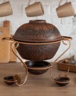 Садж "Макітра з соусниками" 3,5 л