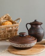 Жаровня мала 1,4 л (ангоб)